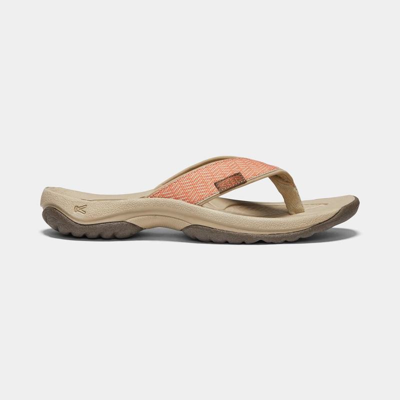 Chanclas Keen Kona Flip II Para Mujer Naranjas/Kaki - Sandalias Keen Mexico (270695-YUO)